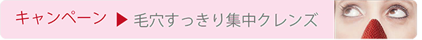 キャンペーン：毛穴すっきり集中クレンズ